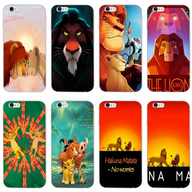 

cartoon Lion King slim silicone Soft phone case For Huawei Honor 4C 5A 5X 5C 6 Play 6X 6A 6C pro 7X 8 9 Lite V8 V10