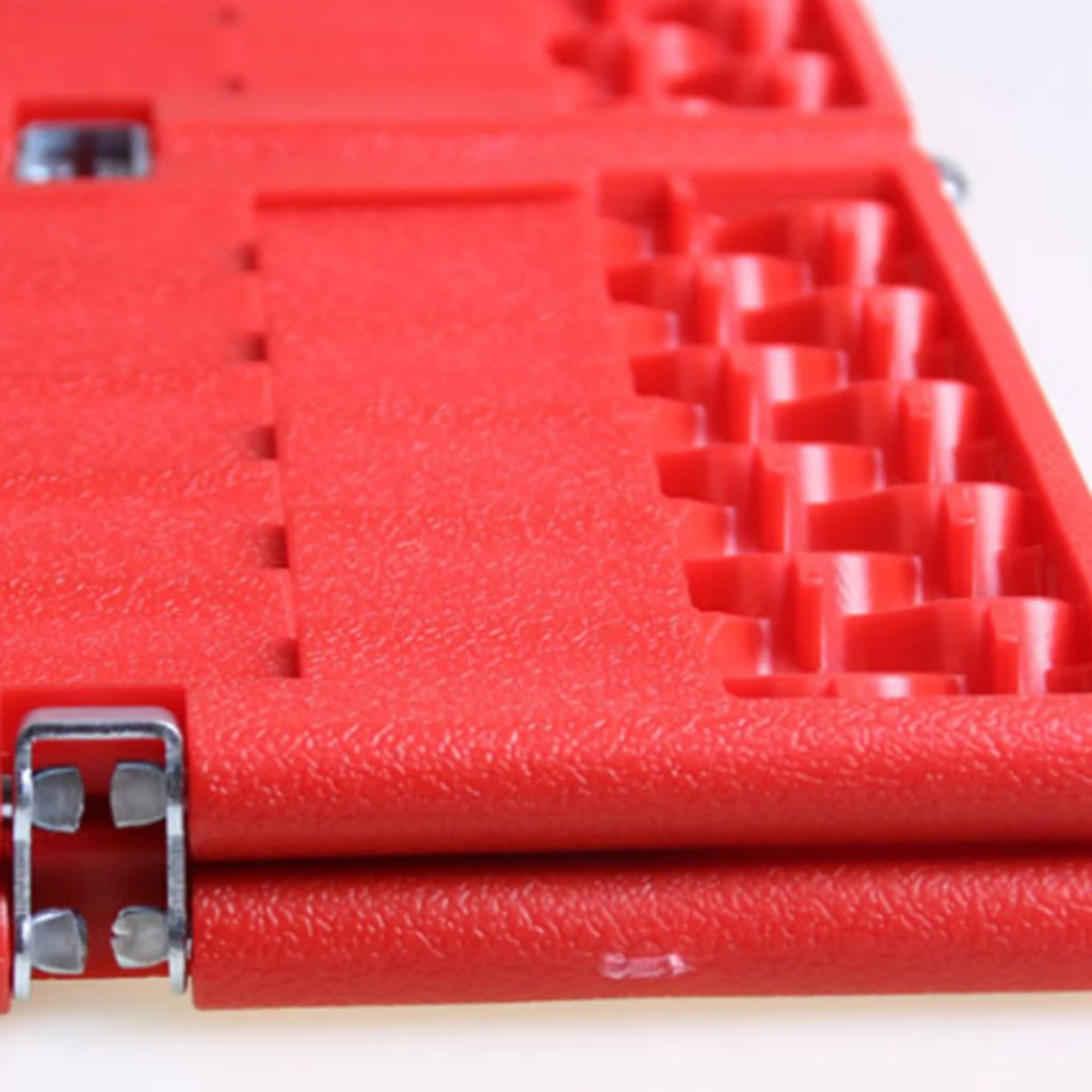 2pcs Universal Foldable Snow Mud Ice Sand Non-slip Board Anti-skid Base Plate Car Emergency Self Rescue Recovery Road 