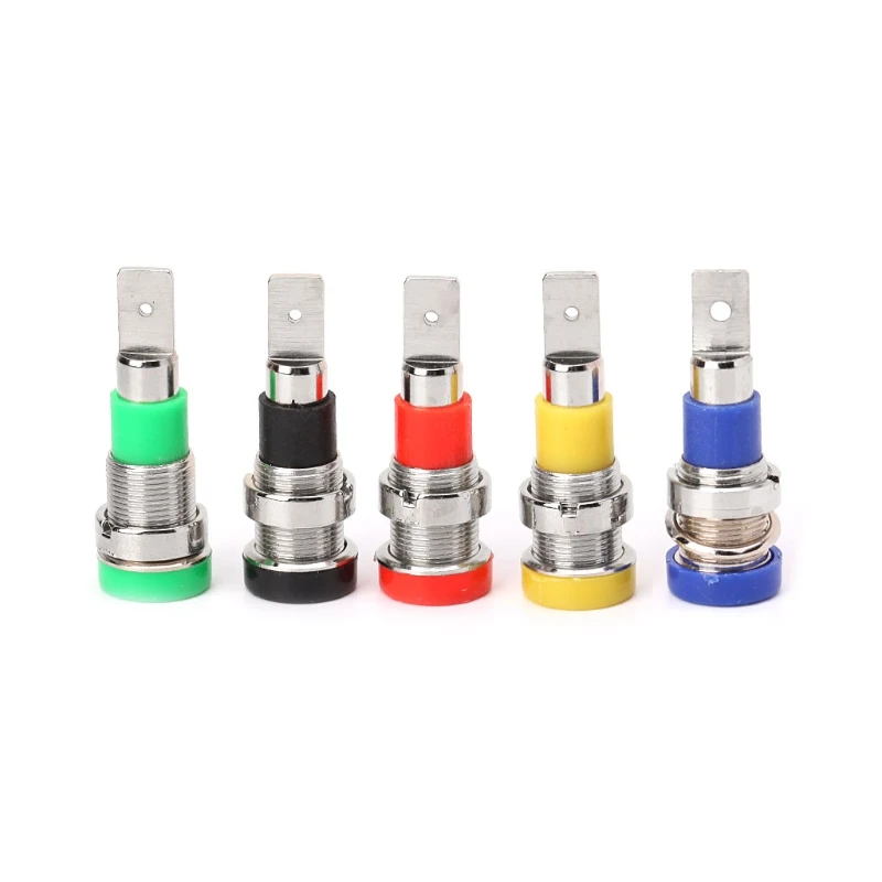 Buy 5pcs 4mm Banana Plug Connector Terminal Screw type