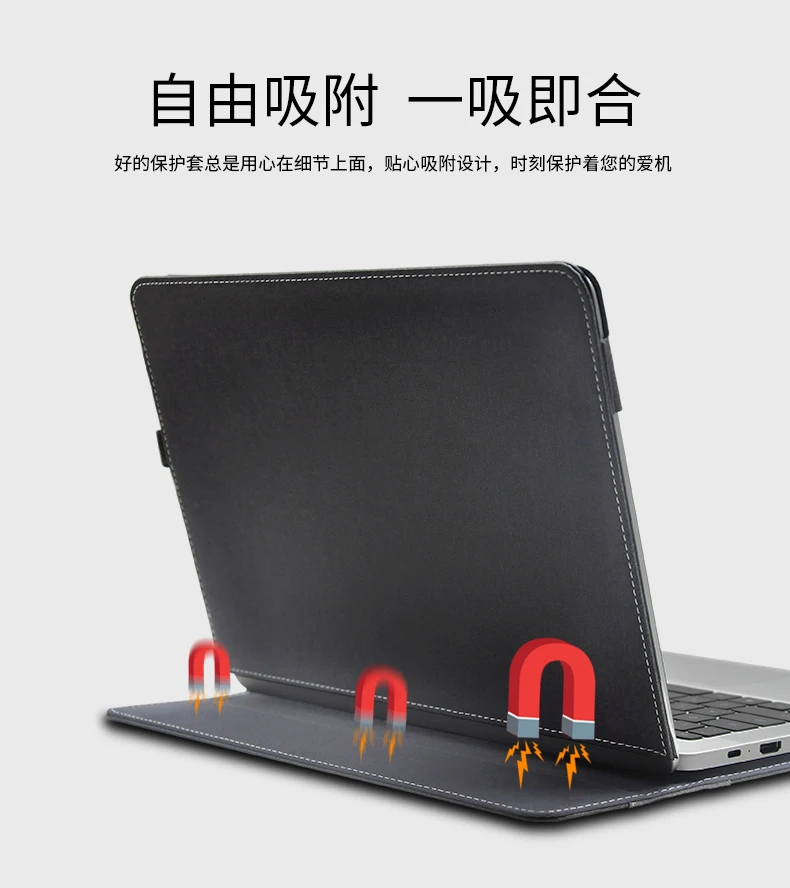 Новый чехол для huawei Honor MagicBook 14 дюймов из искусственной кожи Folio Stand жесткая Защитная крышка чехол для 14 "честь MagicBook