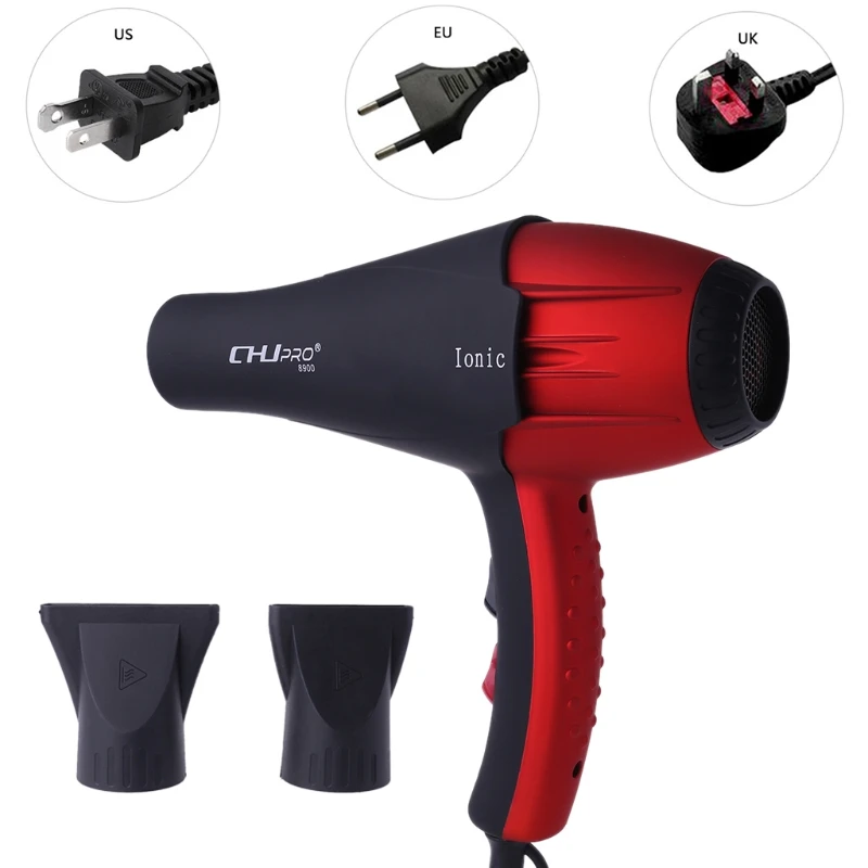 

Professional Hairdressing Salon Hair Dryer Nozzle Blow Blower Styler Tool EU/UK/US plug -HU