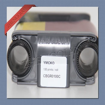 

Evolis Badgy200 printer ribbon CBGR0100C- YMCKO - 100 prints
