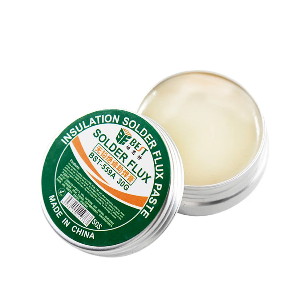 

30g Aluminum Box Halogen Free Lead-Free Insulation BGA Welding Oil For PCB IC Parts Welding Repair Solder Paste Flux Soldering