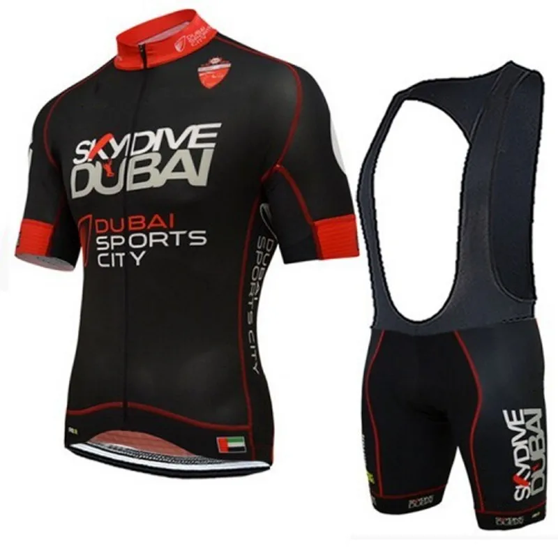 

Pro team Skydive DUBAI cycling jerseys kits summer Bicycle maillot breathable MTB Short sleeve bike cloth Ropa Ciclismo gel pad