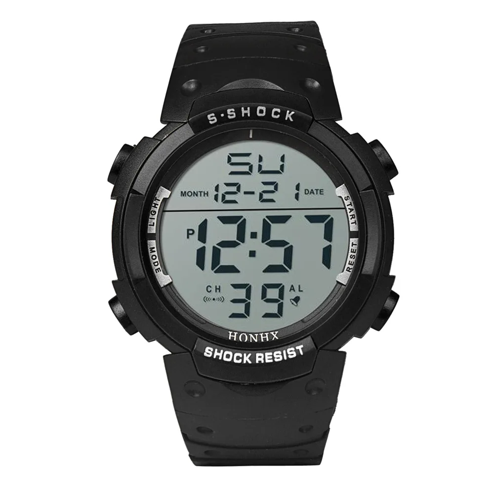 

BOUNABAY Mens Digital Watches Fashion Luxury LED Stopwatch Wristwatch Student Sport Running Christmas Gift Clock