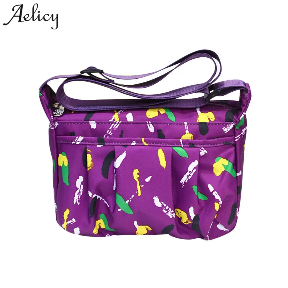 

Aelicy Luxury nylon female new design messenger bag women handbag cross body zipper high quality waterproof shoulder bags women
