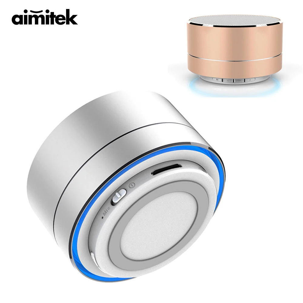 Bluetooth Колонка Aimitek A10 портативная беспроводная с микрофоном и слотом для TF