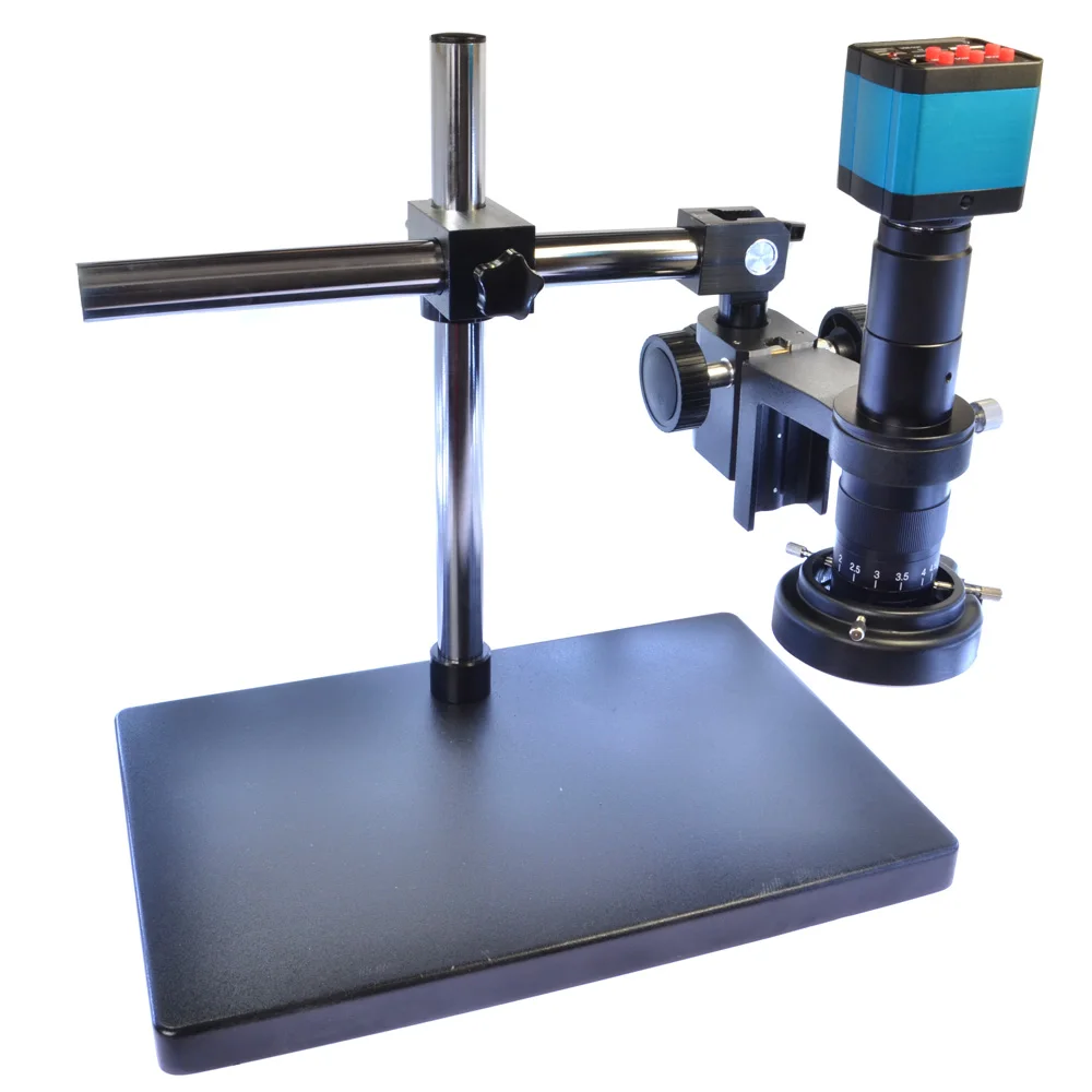 14MP HDMI HD USB Digital Industry Video Microscope Camera Set+Big Boom