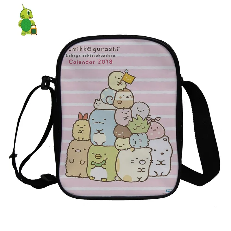 Sumikko Gurashi сумка через плечо мини сумки мессенджеры кошельки с рисунками для