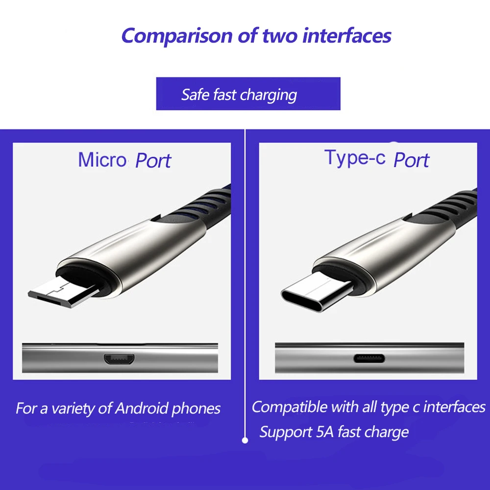 Choetech Usb type C Micro Usb кабель Быстрая зарядка Qc3.0 кабель для передачи данных для мобильного телефона для Iphone Xs Max Xiaomi huawei Usb-c кабель