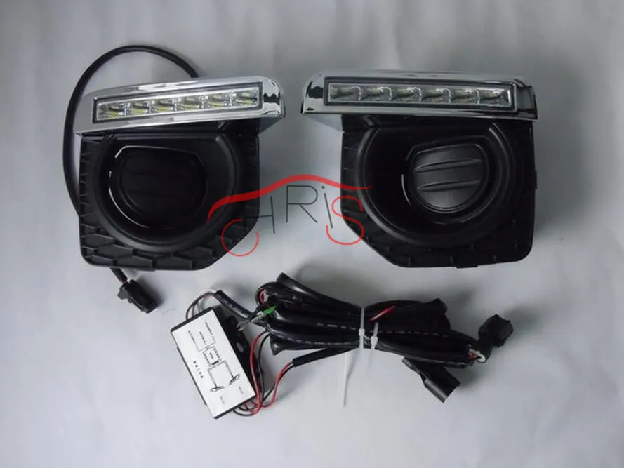 

2* White LED Daytime Running Light For Land Rover LR2 2011-2013 DRL