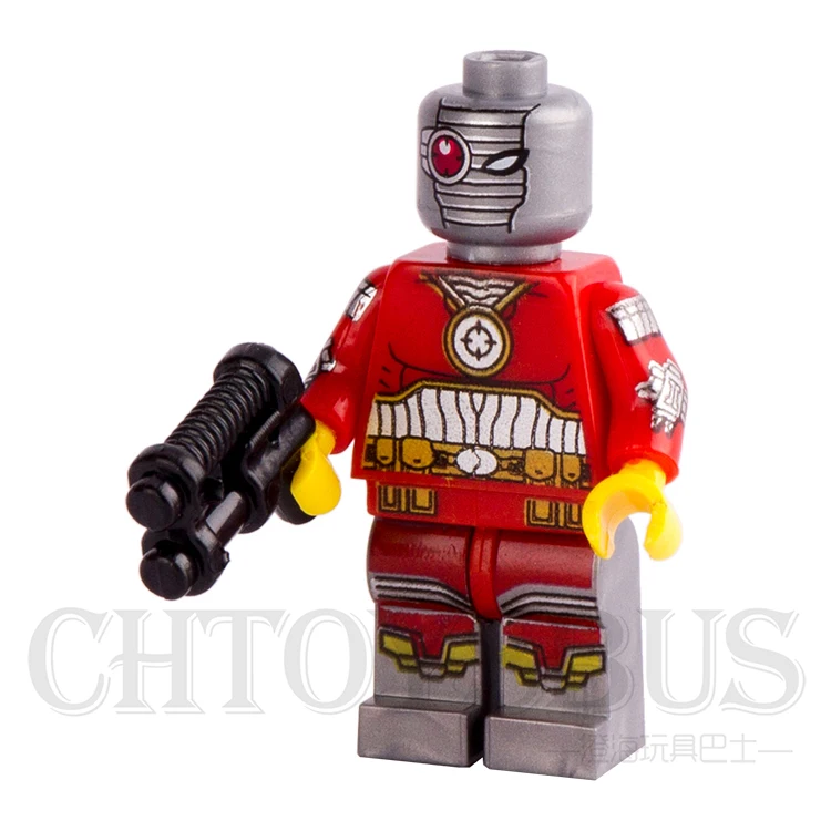 Одной продажи Дэдшот Floyd Лоутон Gotham Бэтмен супер героев собрать minifig Модель