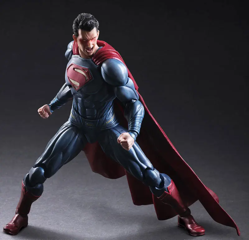 Play Arts DC Super Heroes Супермен фигурка ПВХ Коллекционная модель детские игрушки 1" 26 см