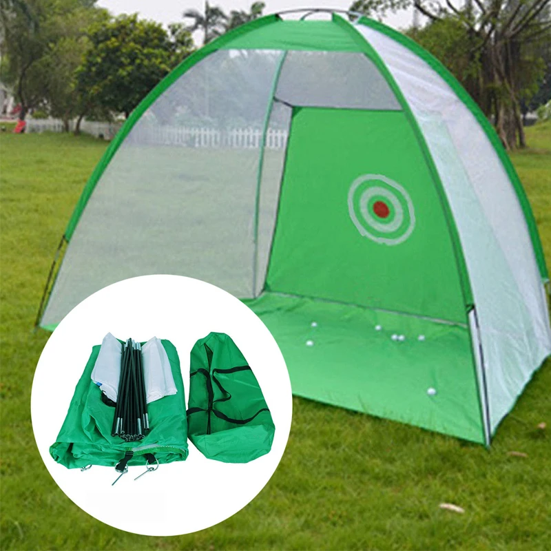 Golf Training Aids Indoor Foldable Golf Hitting Cage Garden Grassland Golf Practice Net 300*180*200CM Swing Training Tent
Golf Training Aids Indoor Foldable Golf Hitting Cage Garden Grassland Golf Practice Net 300*180*200CM Swing Training Tent