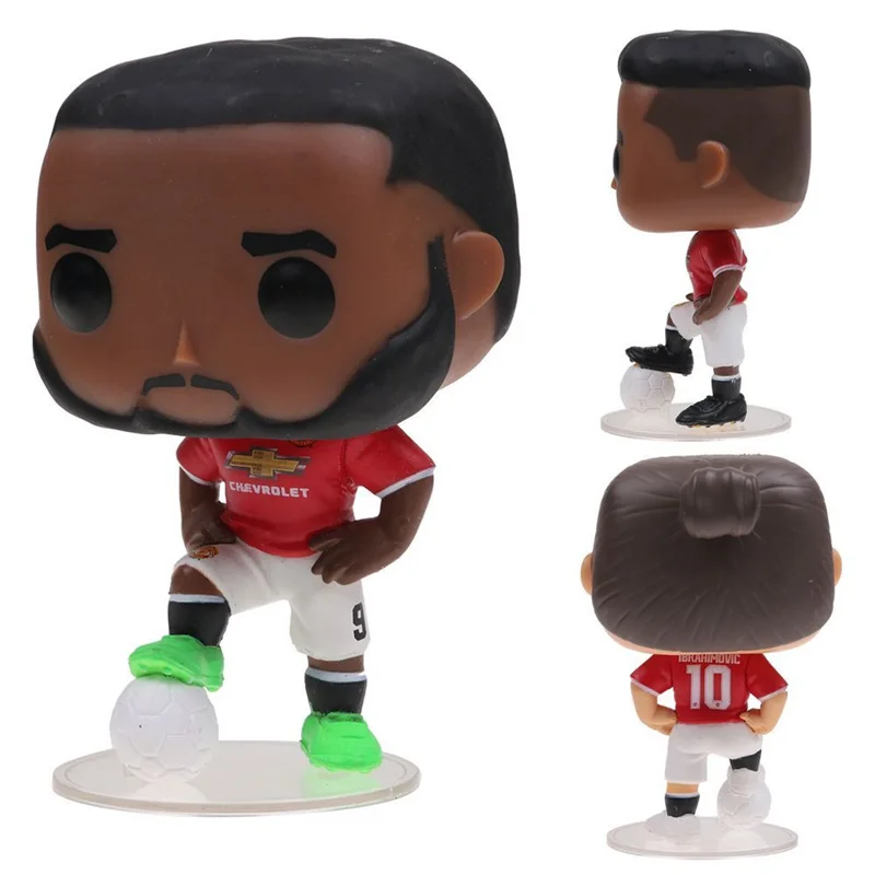 FUNKO POP Manhattan Юнайтед игрушки Ливерпуль Фирмино Садио манет Мохамед Салах Pogba Фигурки игрушки для детей подарок на день рождения