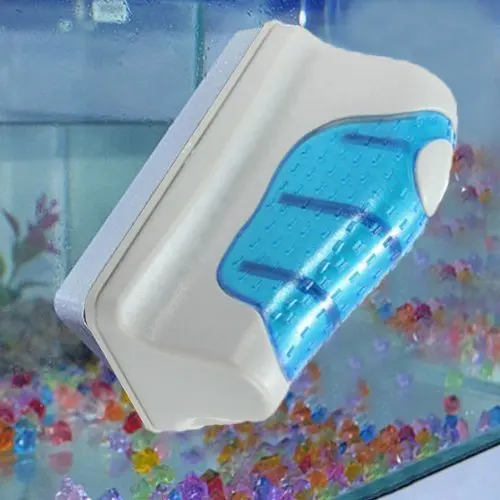 

Aquarium Fish Tank Magnetic Brushes cleaner Floating Clean Glass Window Algae Scraper Cleaner Brush Accessories tools