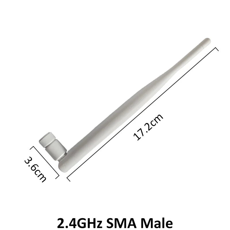 2.4Ghz antenna Wifi 5dbi SMA Male connector white 2.4 ghz antena Omni-Directional Router Antenna +21cm RP-SMA Male Pigtail Cable 2.4Ghz antenna Wifi 5dbi SMA Male connector white 2.4 ghz antena Omni-Directional Router Antenna +21cm RP-SMA Male Pigtail Cable