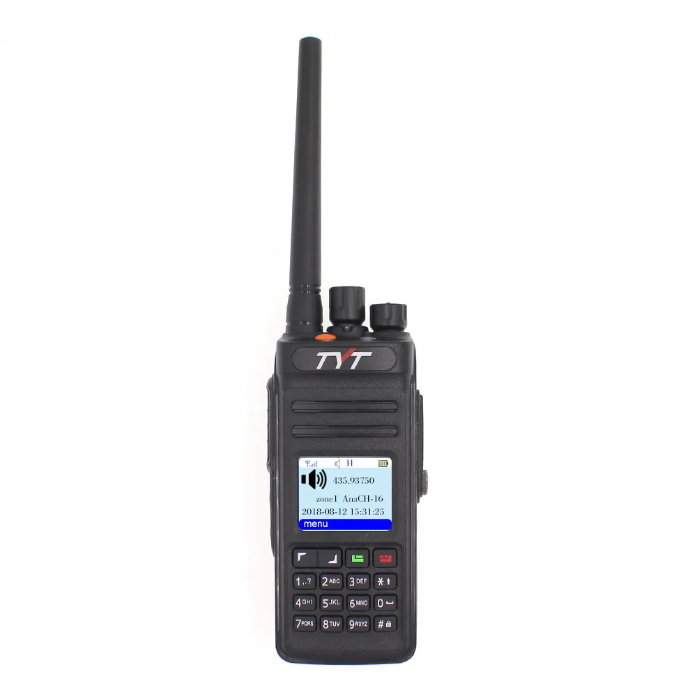 

TYT Two Way Radio MD-398 UHF400-470MHz Walkie Talkie IP67 Waterproof DMR Digital Radio MD398 10W 1000CH Handheld DMR Radio