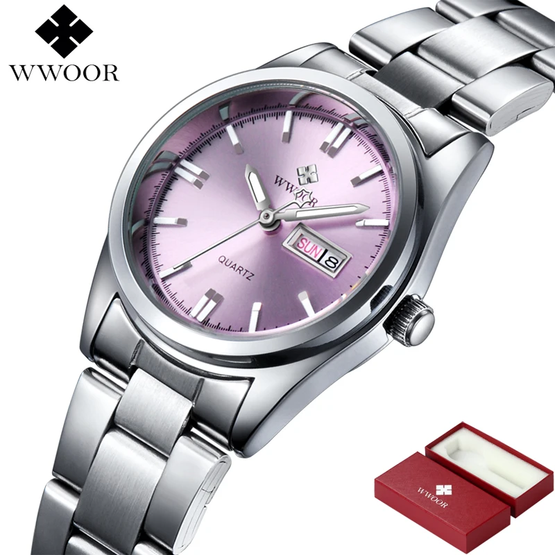 Часы женские кварцевые аналоговые из нержавеющей стали|montre brand|montre femmemontre casual femme |