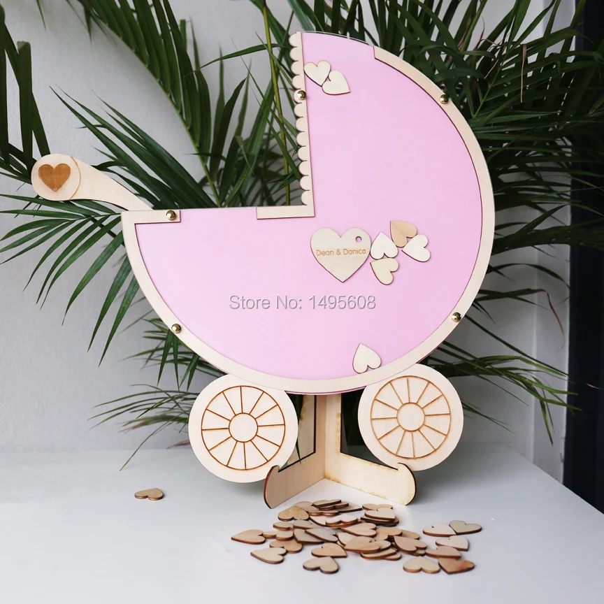 Baby shower drop box коробочка для гостей/детская коляска подарок на день