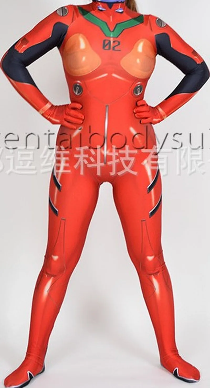 

Anime Evangelion Asuka EVA Asuka Langley Cosplay Superhero costume