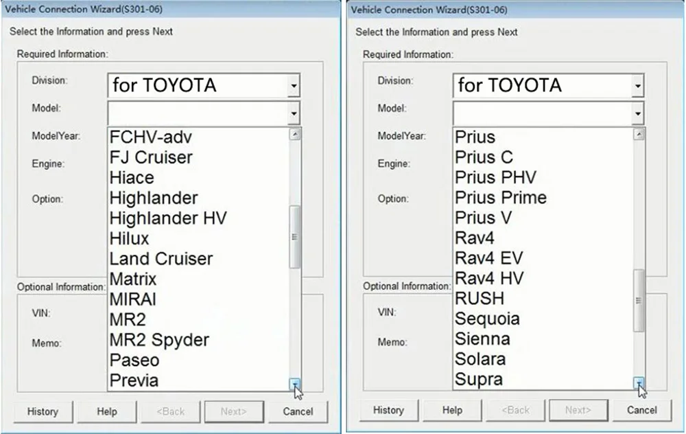 Последний V13.00.022 мини VCI интерфейс для TOYOTA TIS Techstream MINI-VCI FT232RL чип J2534 OBD2 Диагностический кабель