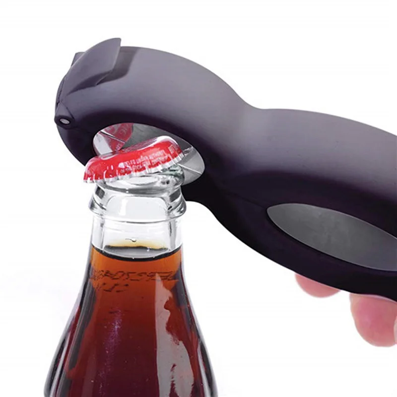 All in One Jar Gripper Can Wine Beer Lid Twist Off Jar Opener Claw 6 in 1 can opener and 5-in-1 Bottle Can Opener 6 in 1 Multi Function Jar Twist Bottle Opener