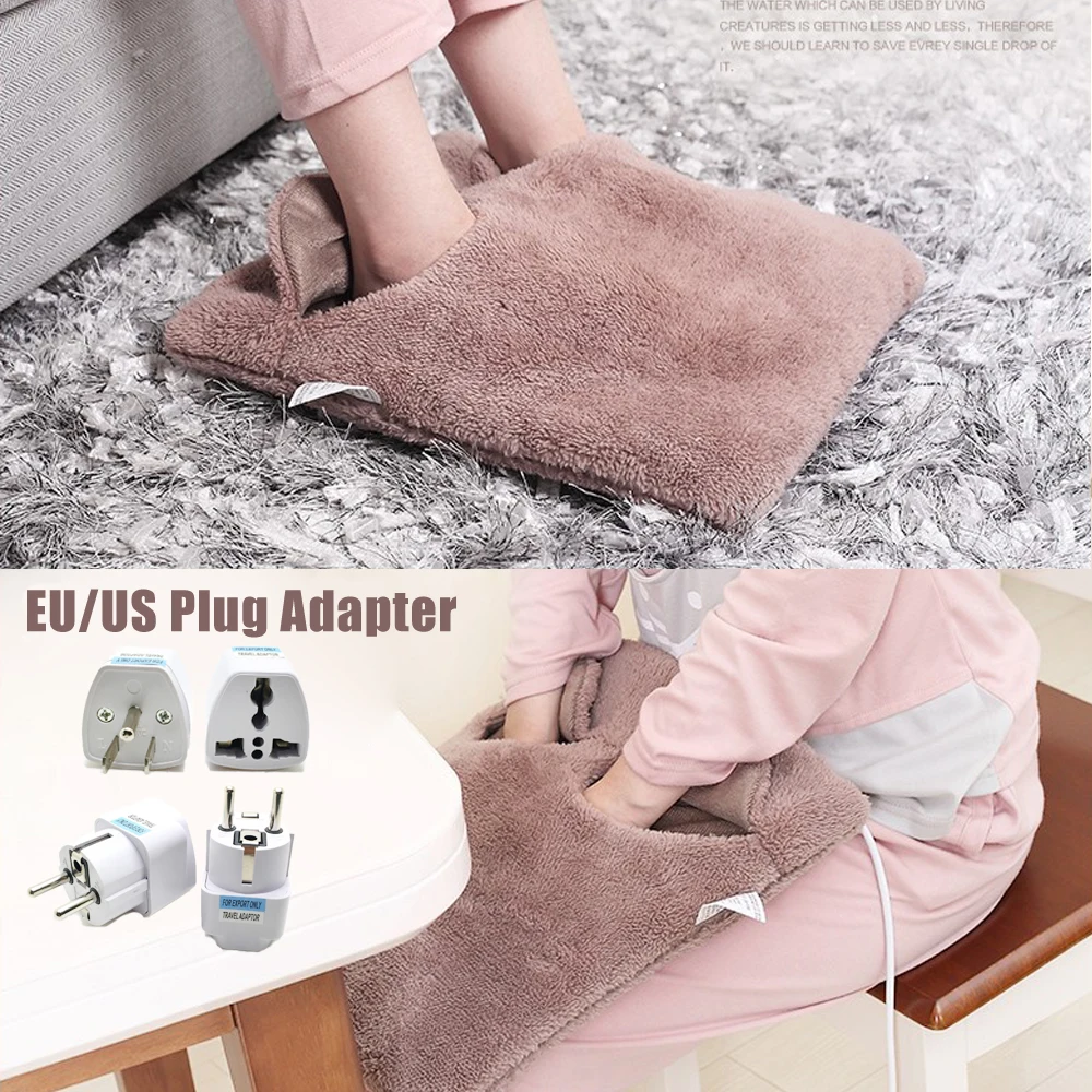 

Heated Foot Warmer Electric Heating Pads Heating Slippers Shoes Winter Warming Blanket Mat Chair Warm Cushion