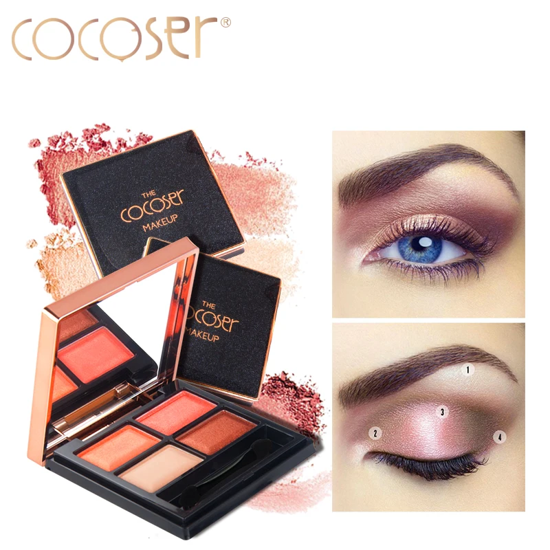 

Cocoser eyeshadow pallete easy to wear matte color Brighten Eye Shadow Makeup high quality fashion make up