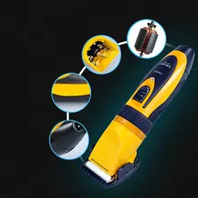 Электрическая машинка для стрижки домашних собак, бесшумная Машинка для удаления волос для кошек и собак, триммер, бритва LE66