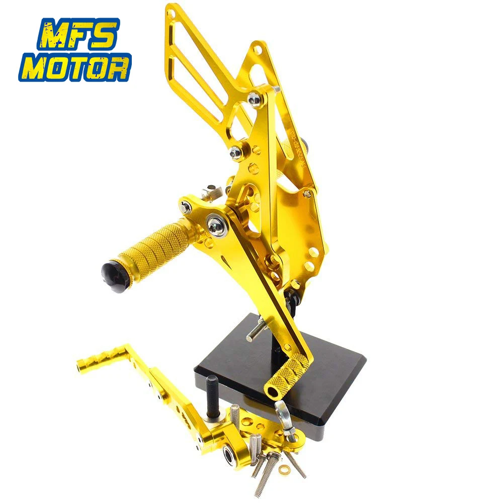 

CNC Adjustable Rearsets Foot Rest Foot Pegs Foot Rests For Suzuki GSXR1000 K9 K11 2009 2010 2011 2012 2013 2014 2016 GSXR 1000