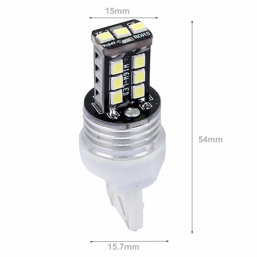 Neoteck 2 предмета T20 7440 7443 15 светодиодный поворотник Lampdas красный цвет: желтый белый