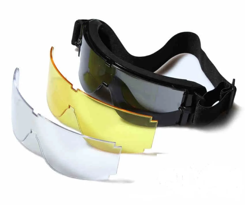 Новинка кольцо USMC страйкбол X800 Тактический Солнцезащитные очки для женщин Очки очки GX1000 черный 3 объектива военно-тактические съемки Очки