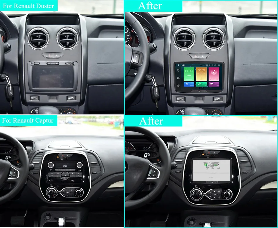 Top NaviFly 4GB+32GB 8"HD Android8.0 Eight core car radio player gps navigation for Lada Xray 2/Dacia/Duster/Logan/Sandero 7