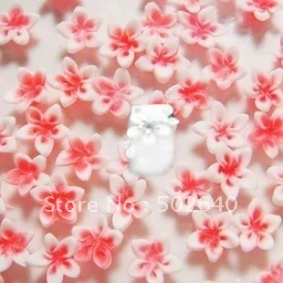 

500pcs/lot  Nail 3D Ceramic Flower decoration plum blossom style Free shipping