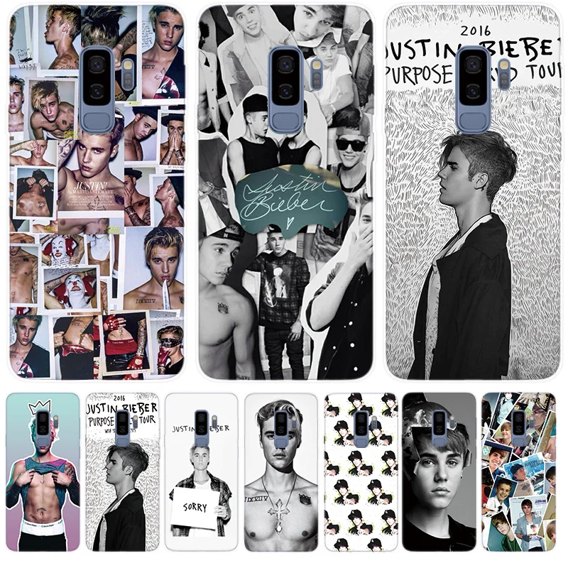 Fundas Silicone Phone Back Case For Samsung Galaxy S8 S9 S10 Plus lite Note 8 9 S6 S7 Edge S5 S4 Mini Cover justin bieber World
