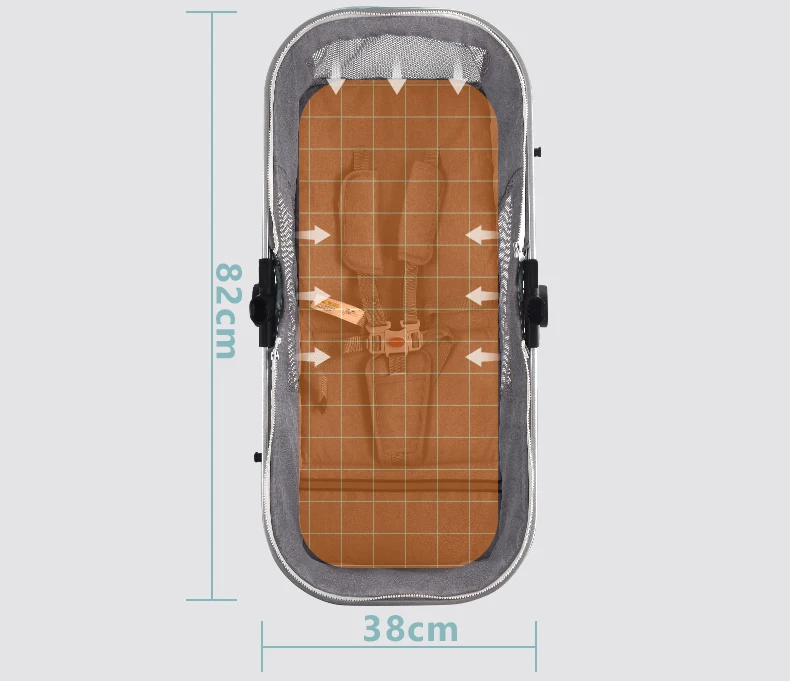 Детская коляска с автомобильным сиденьем, 3 в 1, люлька с высоким Landscope, складная коляска для детей 0-3 лет, коляска для новорожденных