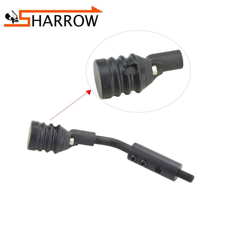 1 Pcs Archery Compound Bow Stabilizer Bow String Stop Bracket Suppressor Hunting Replace Shooting Outdoor Sports 37 5 34 27 inch hairtail screen bracket e sports display elevated rack