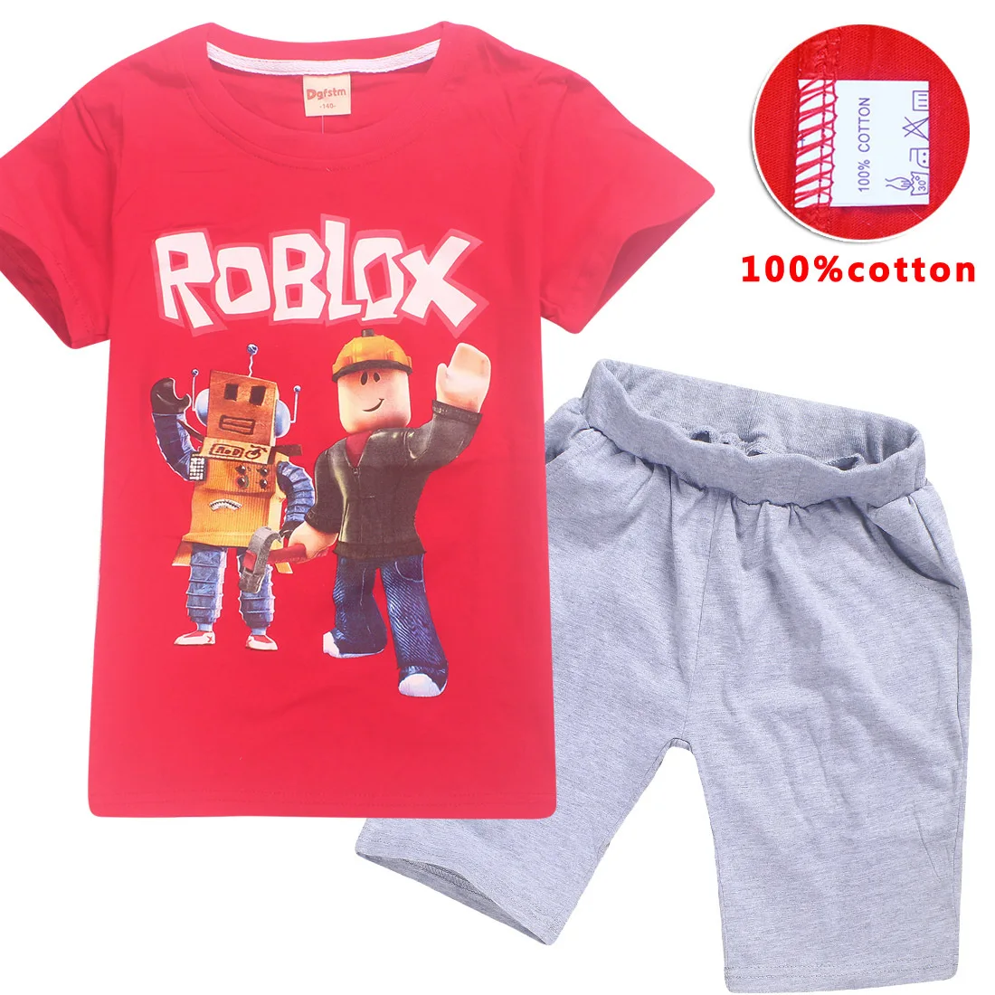 Z Y 6 14years Kids Fashion 2018 Summer Roblox Costume Teenager Boys Clothing Set T Shirt Tops Shorts Pants 2pcs Sets Kinder Nova Buy At The Price Of 13 75 In Aliexpress Com Imall Com - children boys clothes 2018 winter girls clothes roblox costume