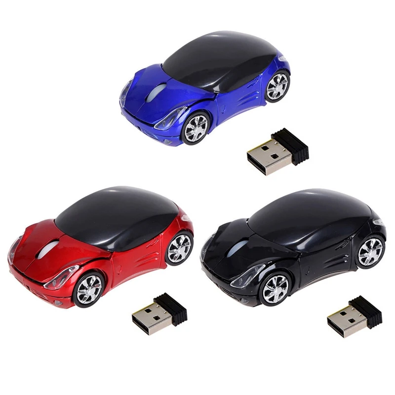 1Pc Laptop Computer Accessories Wireless Mouse Fashion Super Car Shaped
