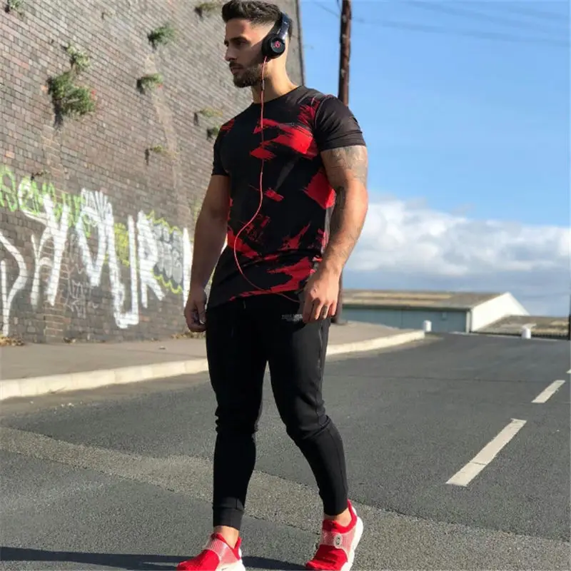 Jogger Pants Men Cotton Sweatpants-3
