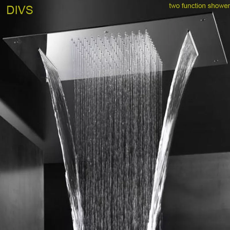 New item big rain shower waterfall function 300*500mm retangulr