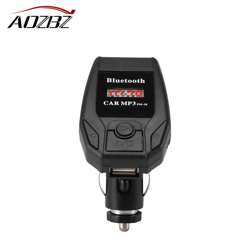 Bluetooth гарнитура для авто fm-передатчик MP3-плееры модулятор USB Автомобильное Зарядное устройство Поддержка TF карты/U диска играют AUX-в DC 12 /24 В
