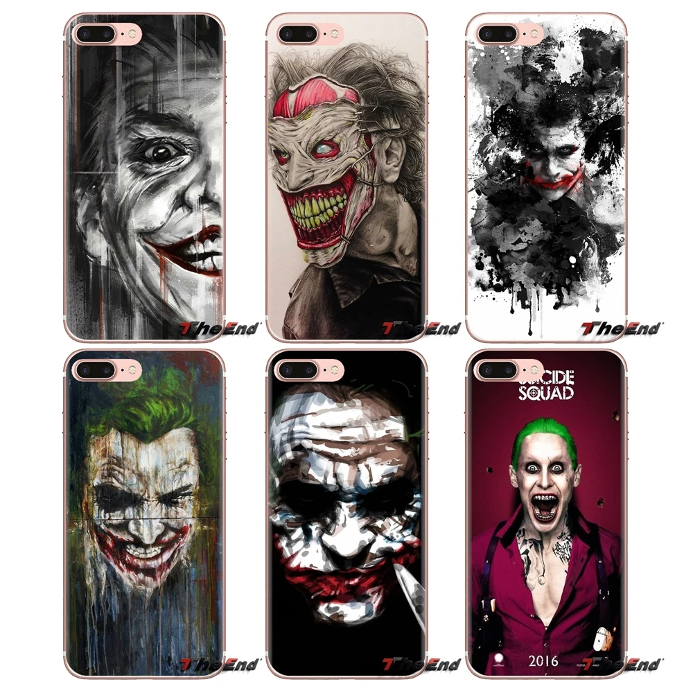 Для Xiaomi Redmi 4A S2 Note 3 S 4 4X5 Plus 6 7 6A Pro Pocophone F1 прозрачный мешок TPU чехол Joker Batman The Killing Joke