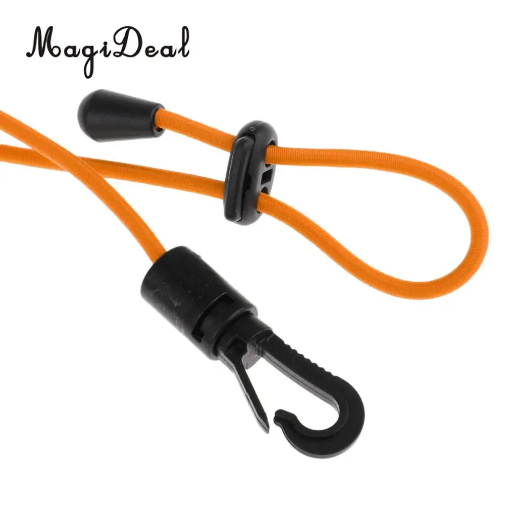 Perfeclan Elastic Safety Kayak Boat Paddle Leash Fishing Rod Cord Bungee Rope for Diving Fishing Boat Sailing Equipment
