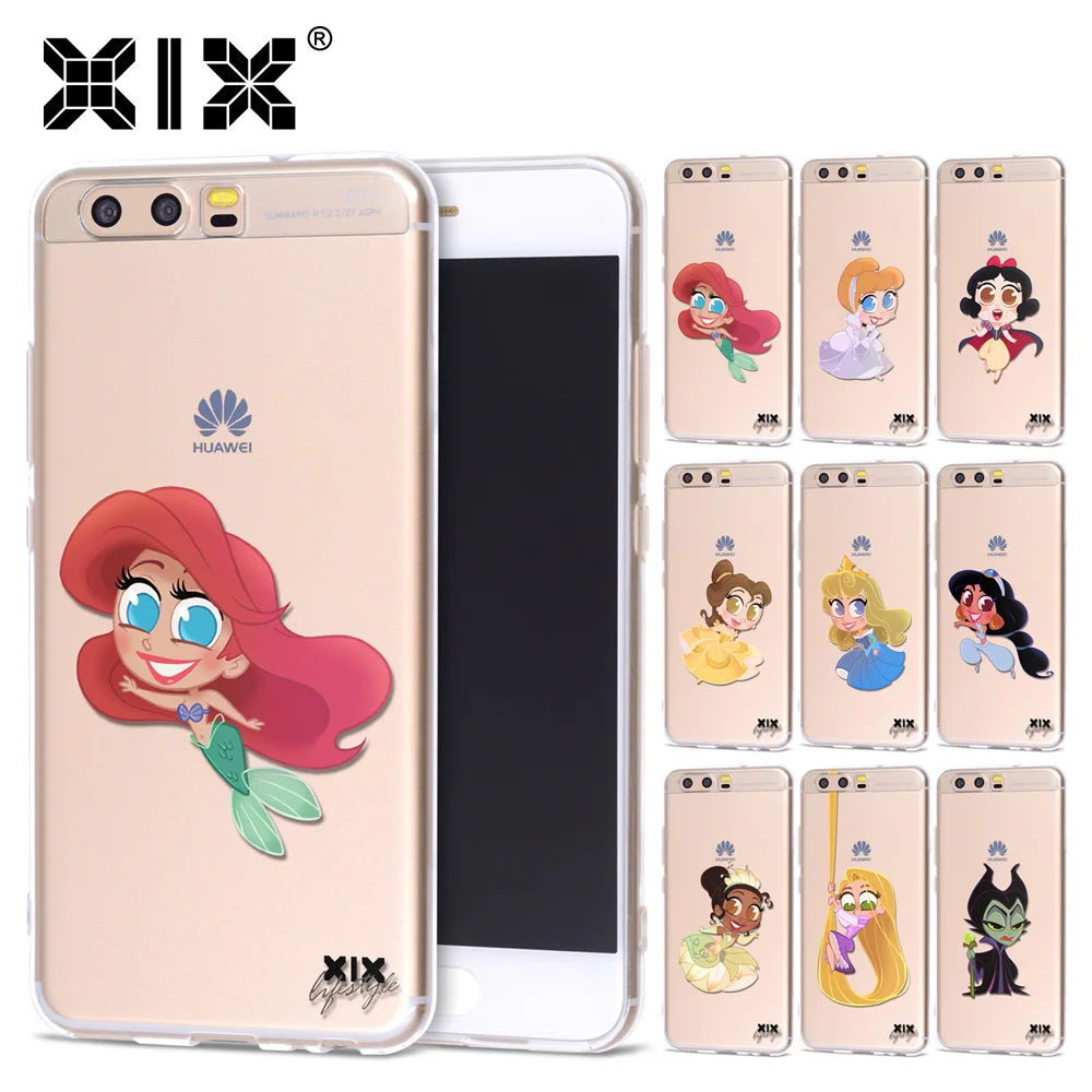 

For fundas Huawei P9 lite case Cute Princess soft TPU cover for Huawei P8 lite case 2017 new arrivals for Huawei P10 Lite case