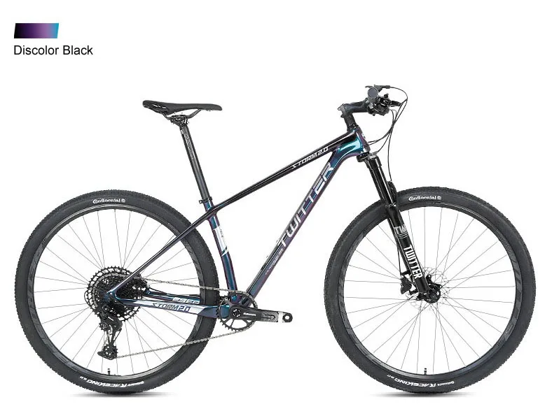 Твиттер карбоновый MTB 29 27,5 er Storm2.0 горный велосипед SX 12 Скоростей Обесцвеченный XC для внедорожного велосипеда внутренний кабель лак ESP - Цвет: 275 Discolored Black