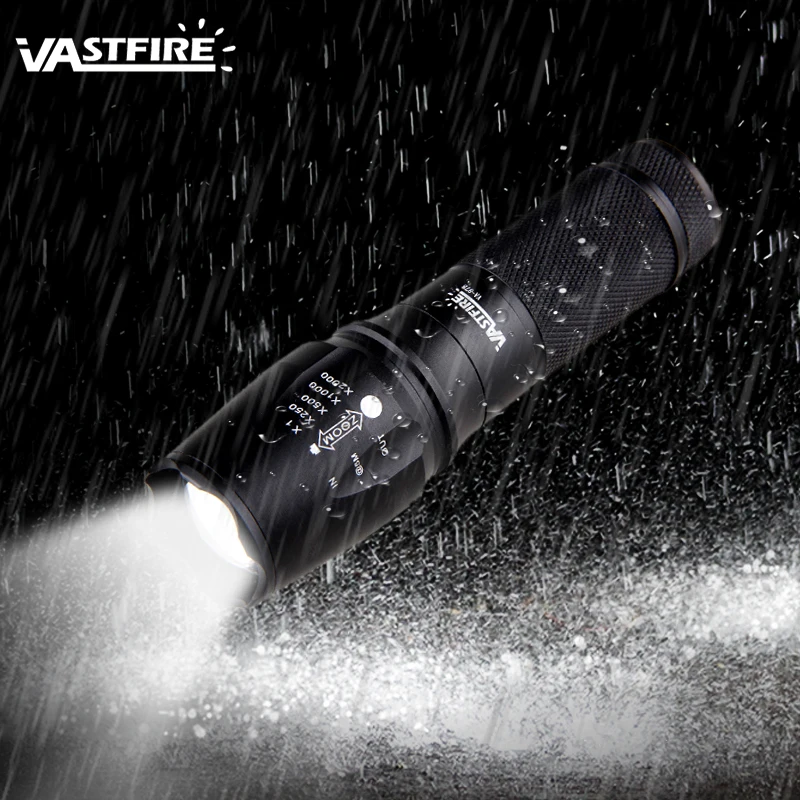 

7 Mode Zoomable LED Flashlight Waterproof 1000 lm Torch XML-T6 Tactical LED Light for Camping Fishing