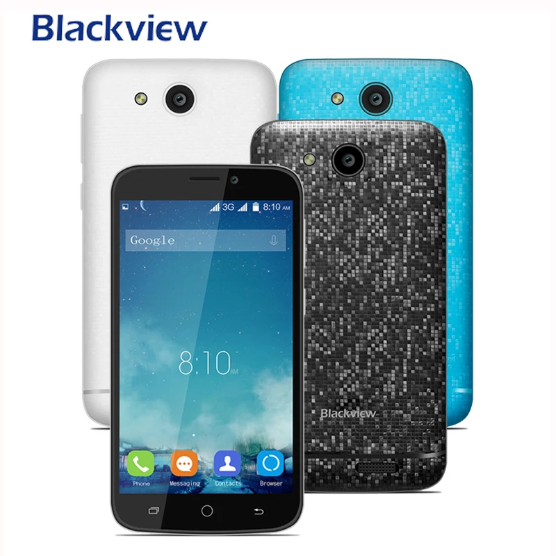 Blackview A5 Mobile Phone MTK6580M Quad Core 1 3GHz 3G Smatphone 8G ROM 1G RAM Android