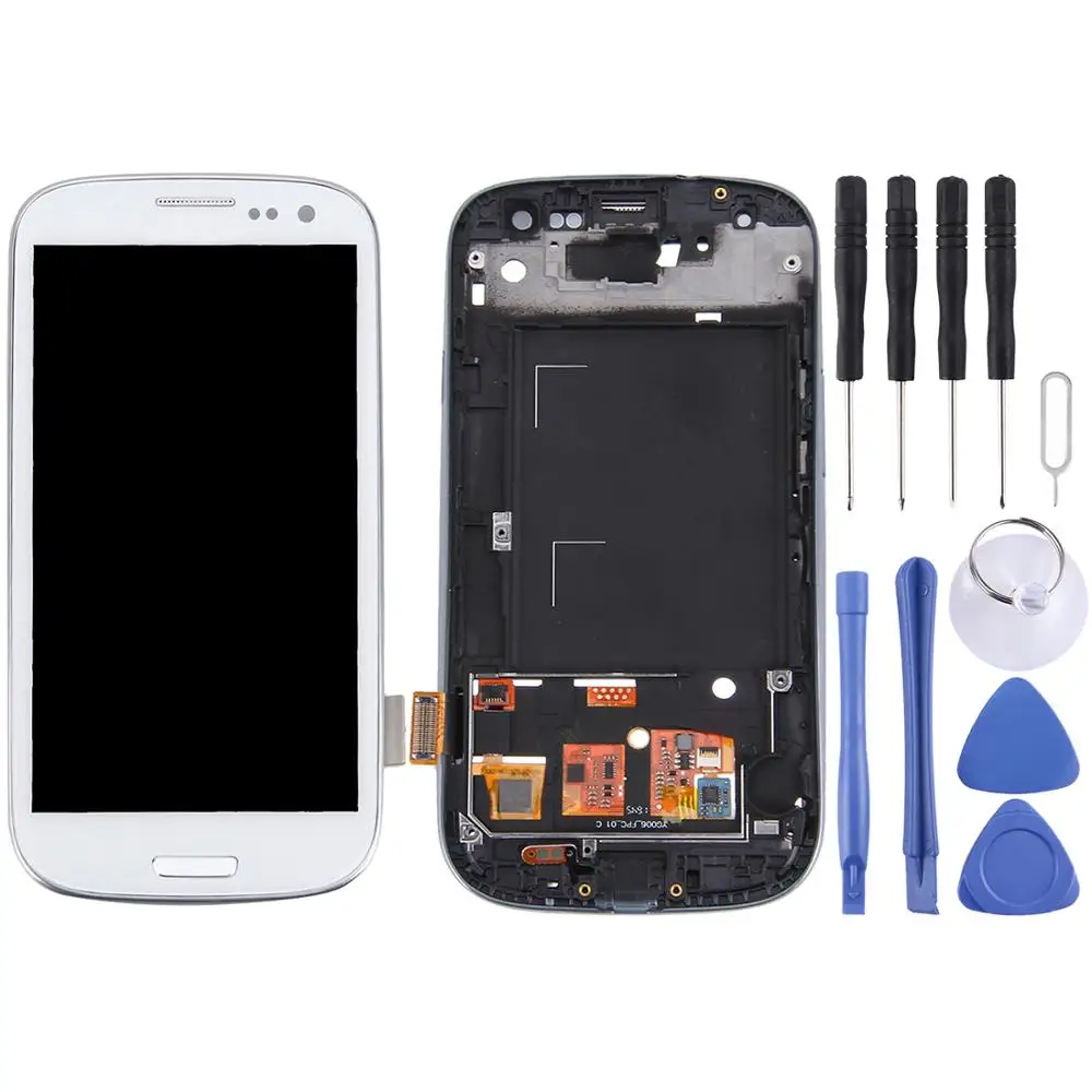 ЖК-экран и дигитайзер в сборе для Samsung Galaxy SIII/i9300 сенсорный экран с дигитайзером